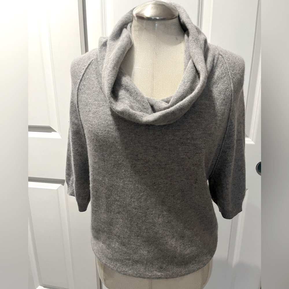 MaxMara Short-Sleeve Cashmere Sweater